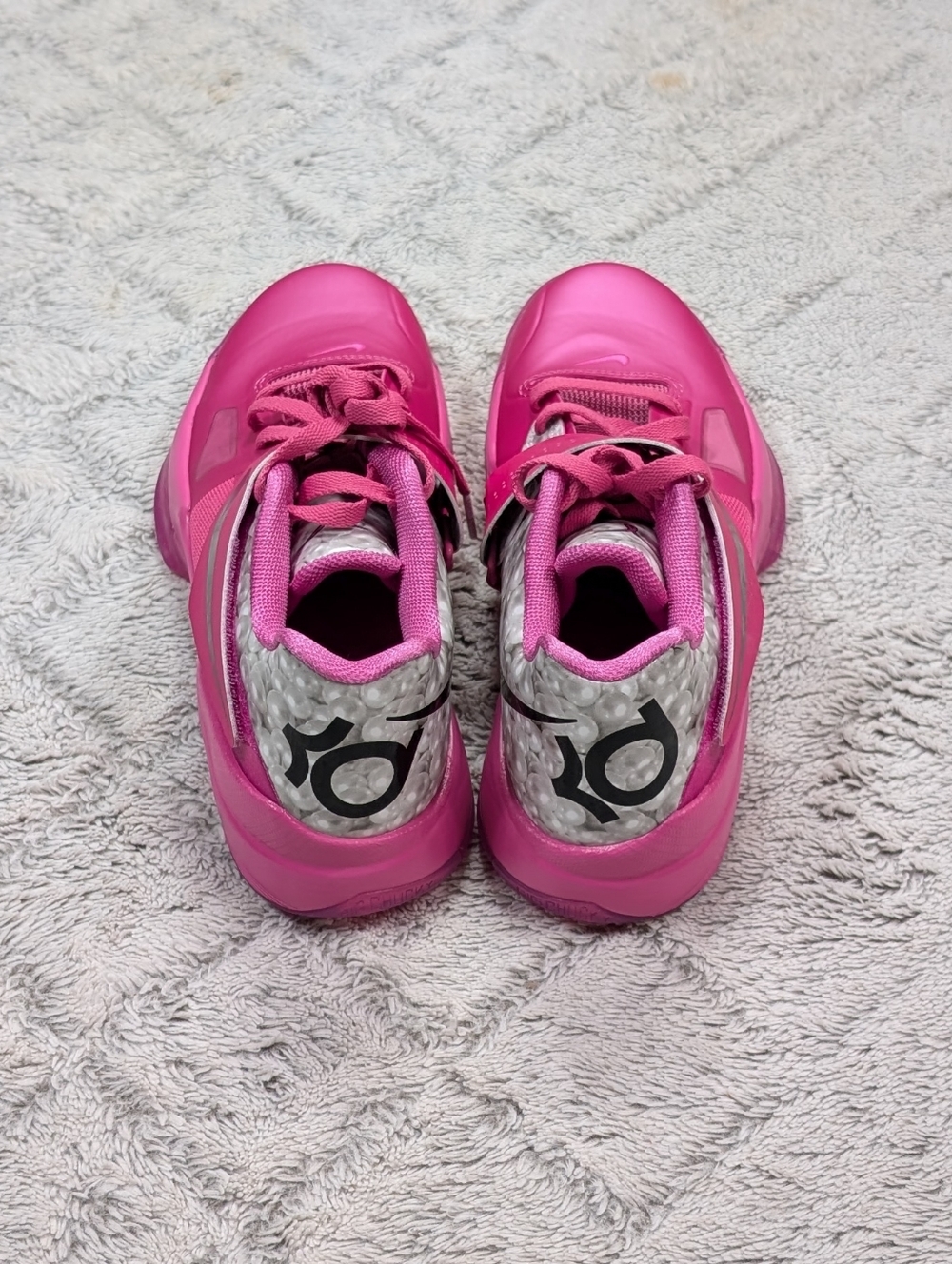 Nike Zoom KD 4 Aunt Pearl 2024 Pinkfire 2 Basketball Shoes Mens 8 HF9098-600 - Picture 4 of 7